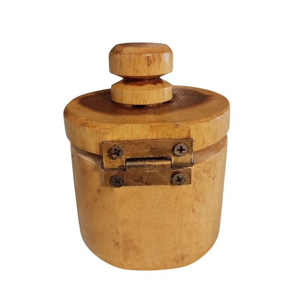Hinged Wood Jar Box Mold Press - Picture 6 of 8